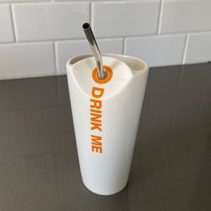 “Drink Me” Alice in Wonderland Ceramic Tumbler